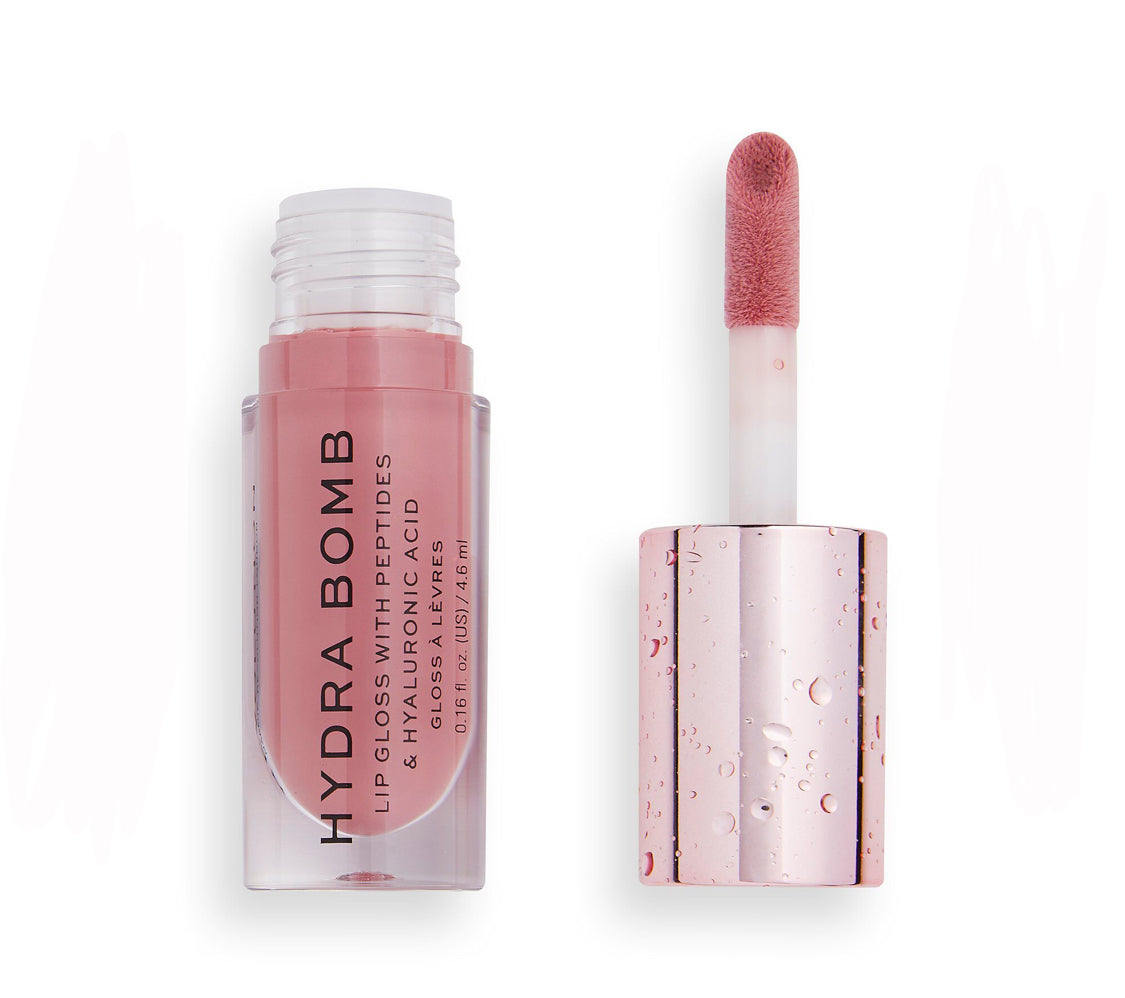 Makeup Revolution Hydra Bomb Lip Gloss Faux Pink Nude