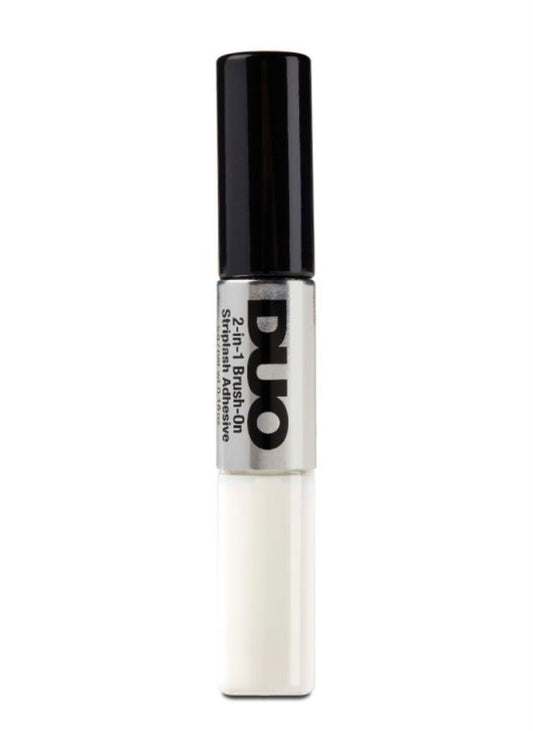 DUO 2-in-1 Brush-On Striplash Adhesive, Dark and Clear 5g