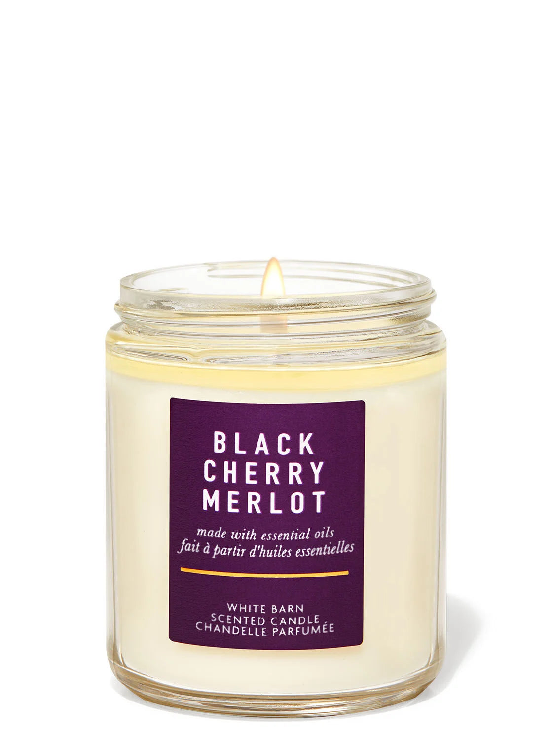 Bath & Body Works Black Cherry Merlot Single Wick Candle