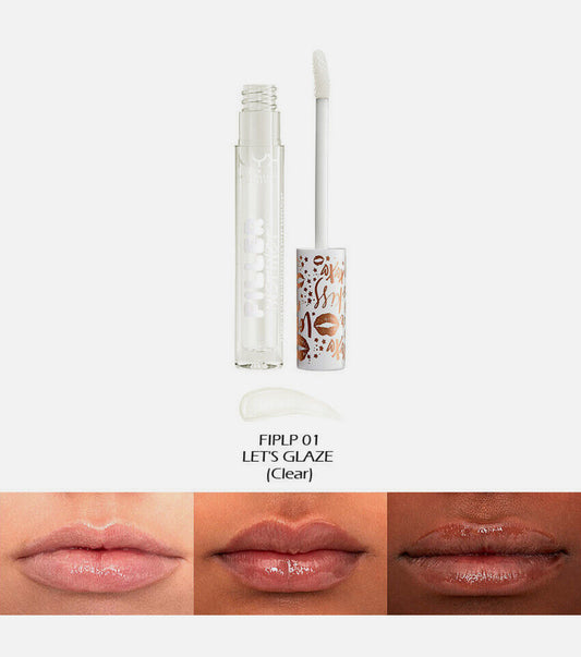 NYX PROFESSIONAL MAKEUP Filler Instinct Plumping Lip Polish Gloss - Let’s Glaze