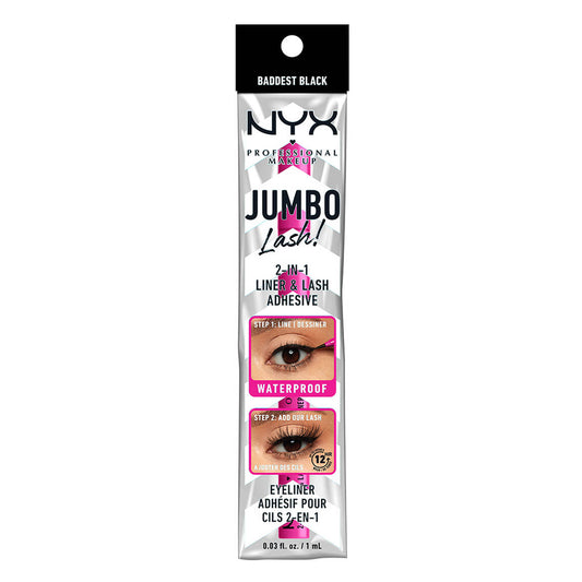 NYX PROFESSIONAL MAKEUP JUMBO LASH! 2-IN-1 LINER & ADHESIVE