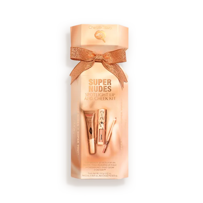 CHARLOTTE TILLBURY SUPER NUDES SPOTLIGHT LIP AND CHEEK KIT