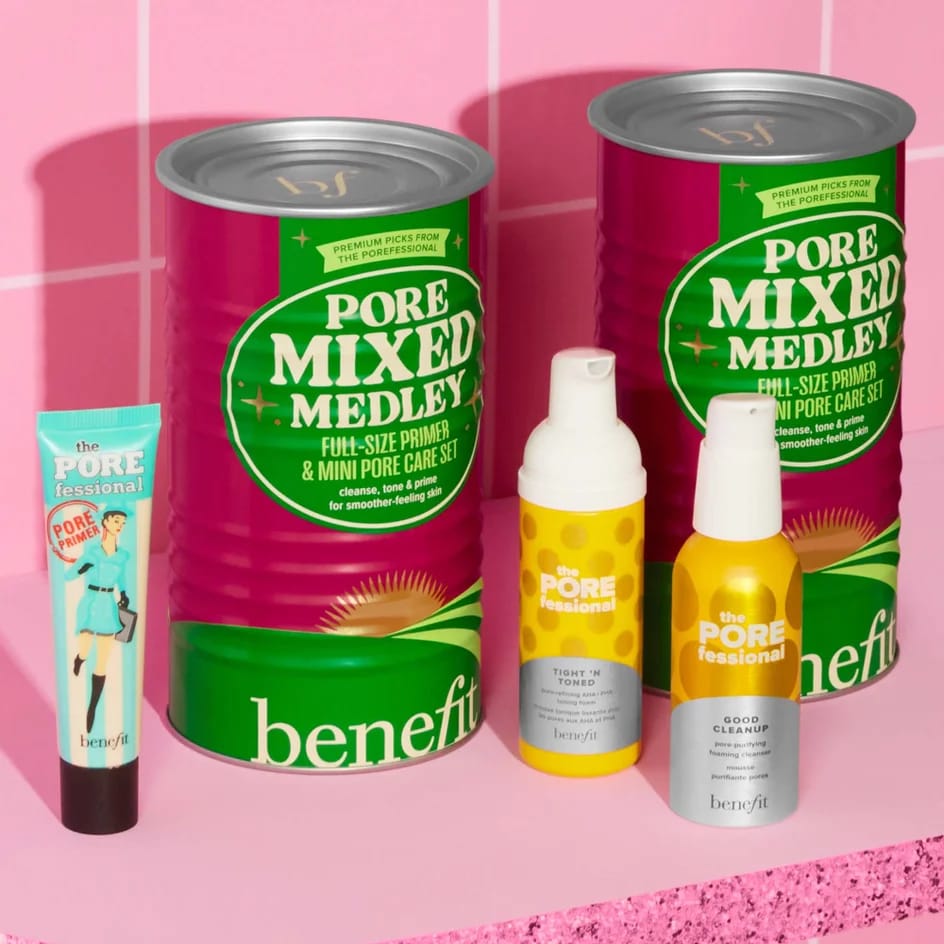 Benefit Pore Mixed Medley The Primer And Skincare Cleanser And Toner