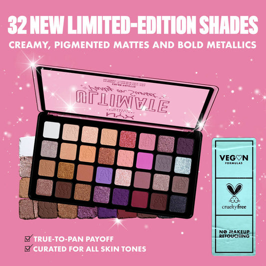 NYX ULTIMATE PARTY ON SUNSET 32-PAN PRO PALETTE