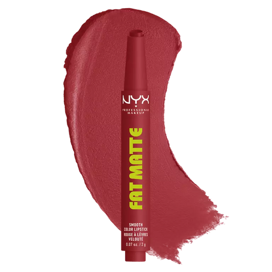 NYX PROFESSIONAL MAKEUP FAT MATTE SMOOTH COLOR LIPSTICK