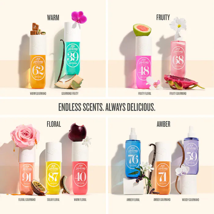 Sol de Janeiro
Cheirosa 59 Delicia Hair & Body Refillable Perfume Mist 90ml