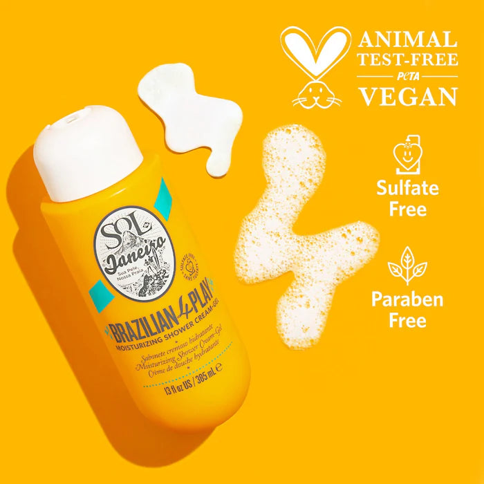 Brazilian Play Moisturizing Shower Cream-Gel