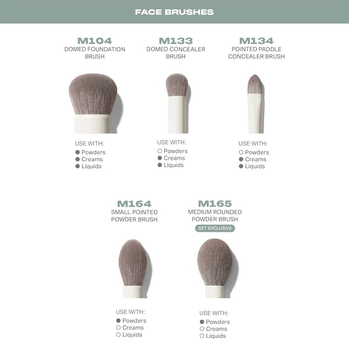 Morphe 
Ready, Set, Pro 16-Piece Face & Eye Brush Set