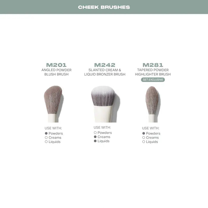 Morphe 
Ready, Set, Pro 16-Piece Face & Eye Brush Set