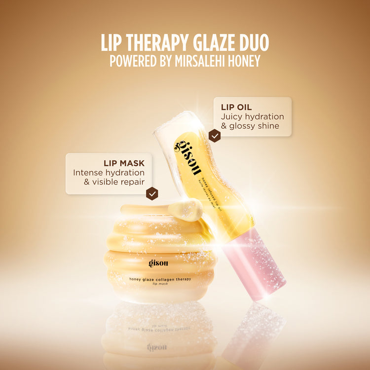 Gisou Lip Therapy Glaze Duo