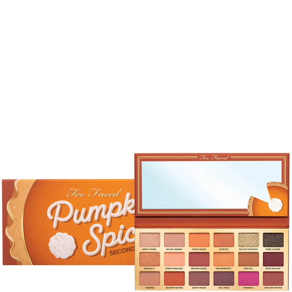Too Faced Pumpkin Spice Second Slice Sweet & Spicy Eyeshadow Palette, Powder