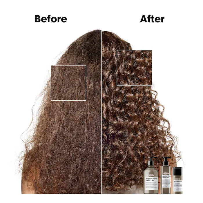 L'Oreal Absolut Repair Molecular Shampoo & Rinse-Off Serum Travel Size Set