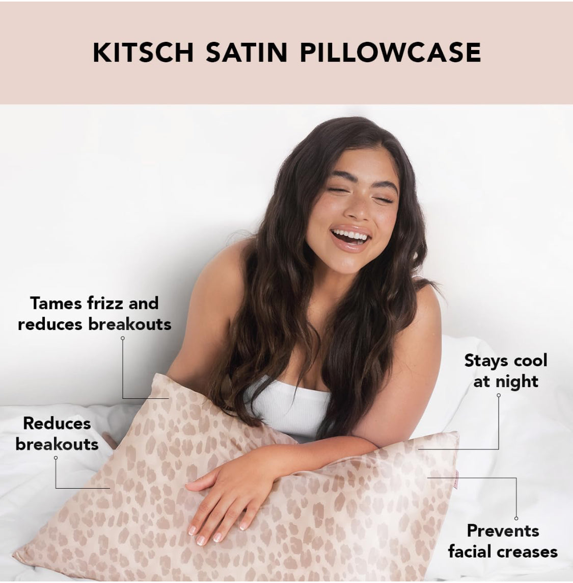 Kitsch Satin Pillowcase - Leopard