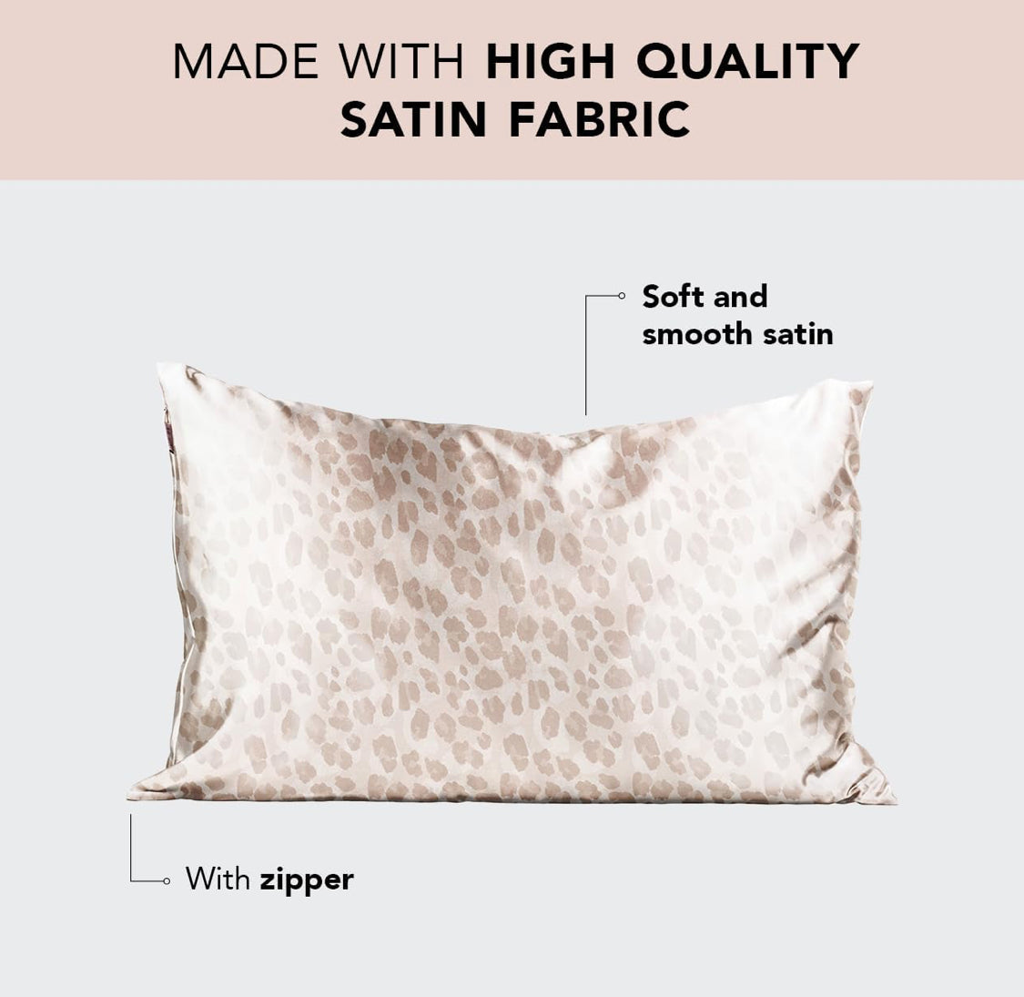 Kitsch Satin Pillowcase - Leopard