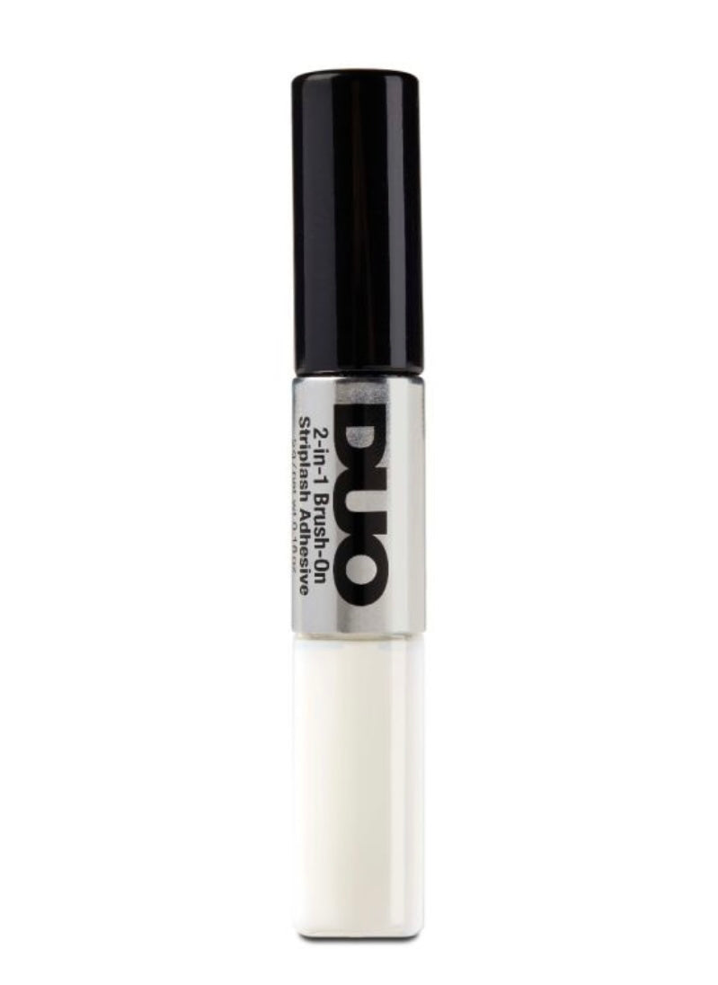 DUO 2-in-1 Brush-On Striplash Adhesive, Dark and Clear 5g