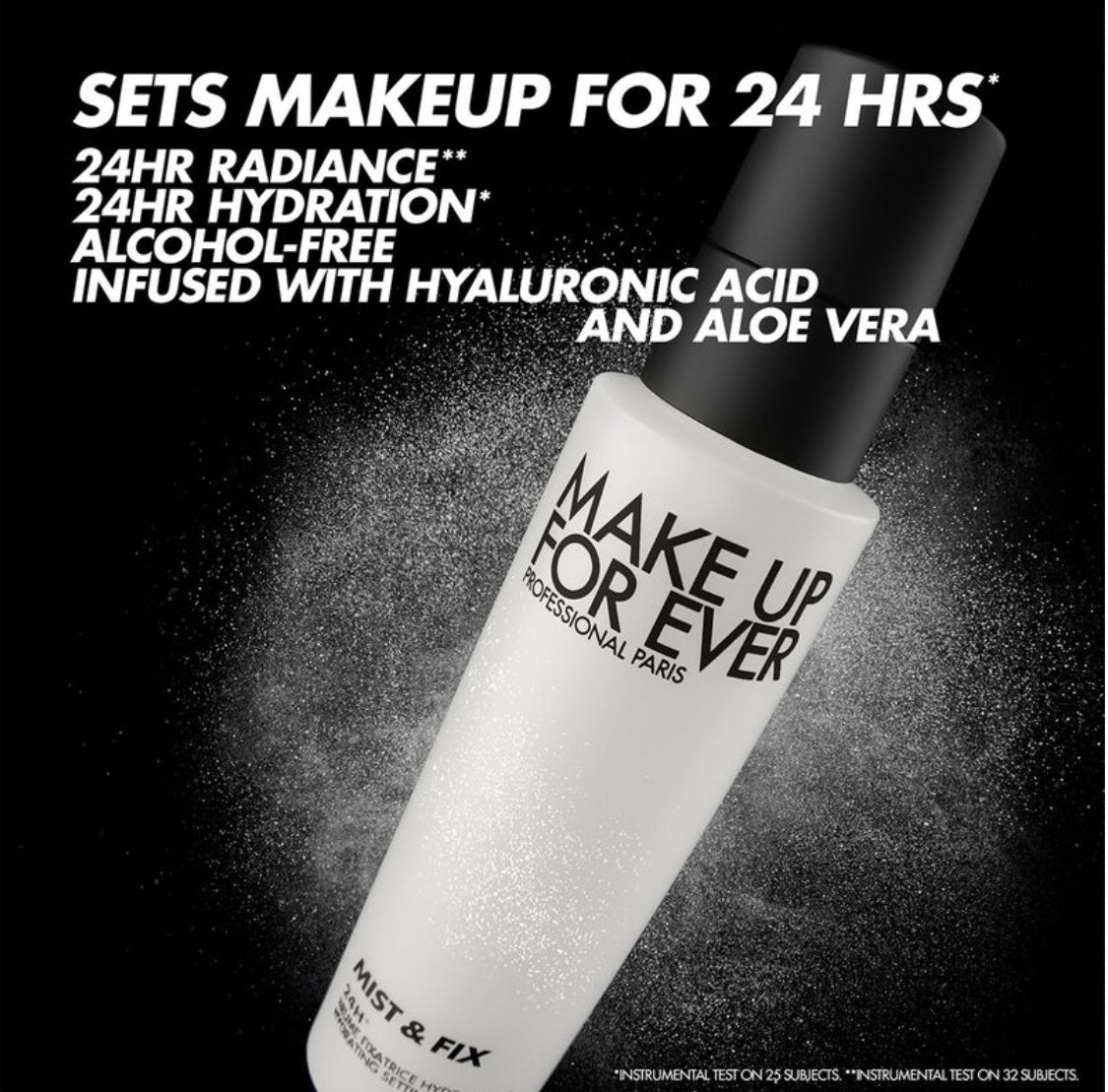 MAKE UP FOR EVER MIST & FIX 24HR HYDRATING SETTING SPRAY (no box)