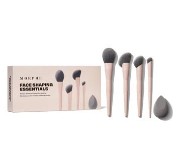 MORPHE Face Shaping Essentials Bamboo & Charcoal Infused Face Brush Set