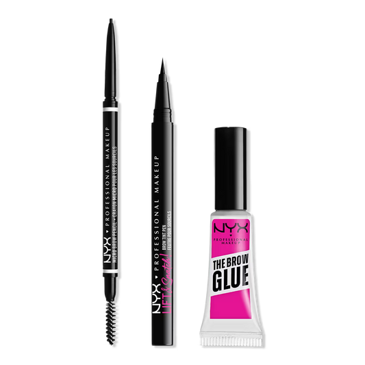 NYX Professional Makeup Brow Essentials Kit - Black