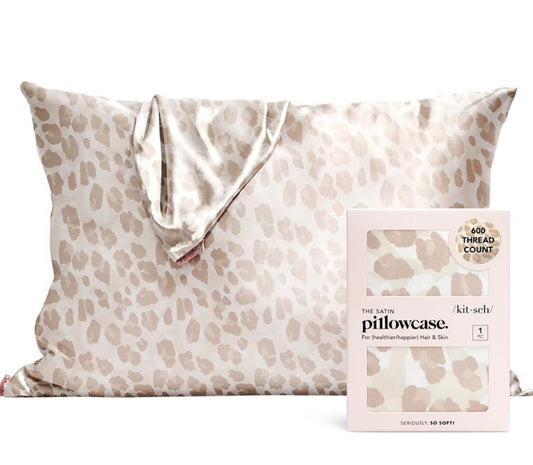 Kitsch Satin Pillowcase - Leopard