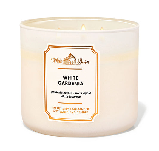 Bath & Body Works White Gardenia 3-Wick Candle
