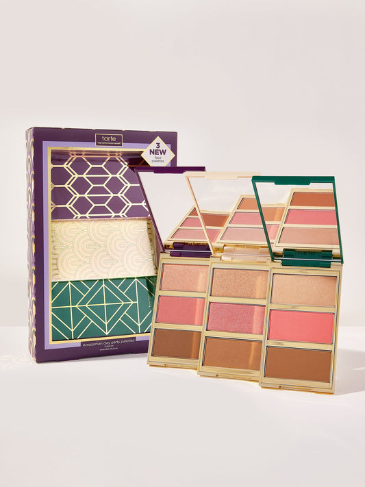 TARTE Amazonian clay party palettes cheek set