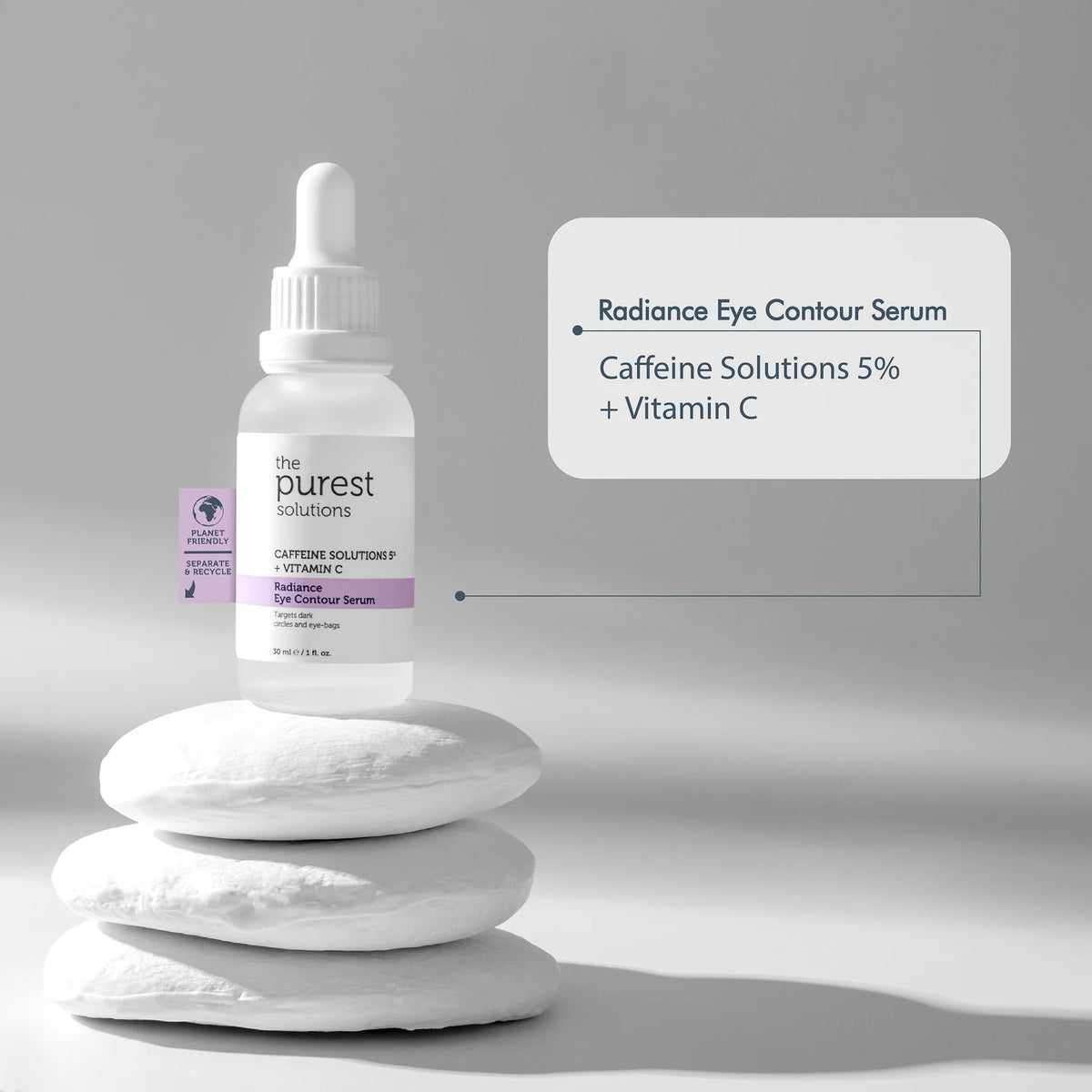 Radiance Eye Contour Serum - CAFFEINE SOLUTIONS 5% + VITAMIN C - 30 mL