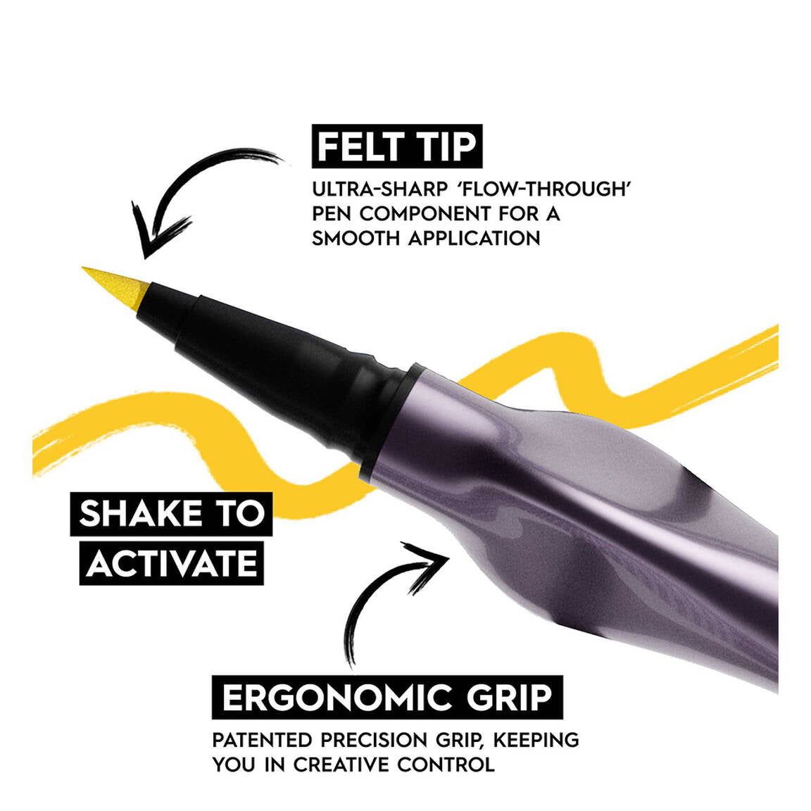 Urban Decay 24/7 INKS EASY ERGONOMIC LIQUID EYELINER PEN - Shade: Zero