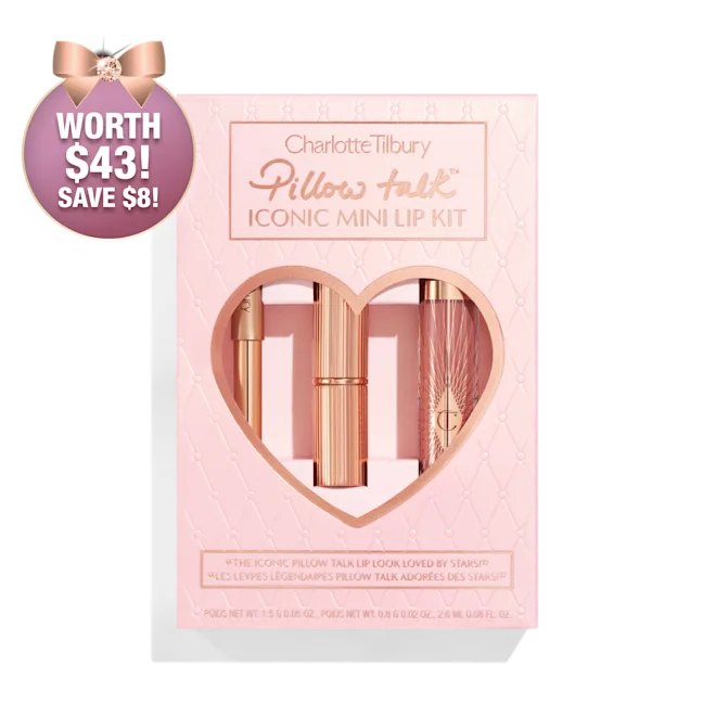 Charlotte Tilbury PILLOW TALK ICONIC MINI LIP KIT