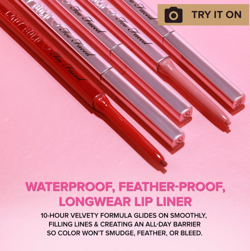 Too Faced Lady Bold Waterproof Longwear Lip Liner - Shade Limitless Life
