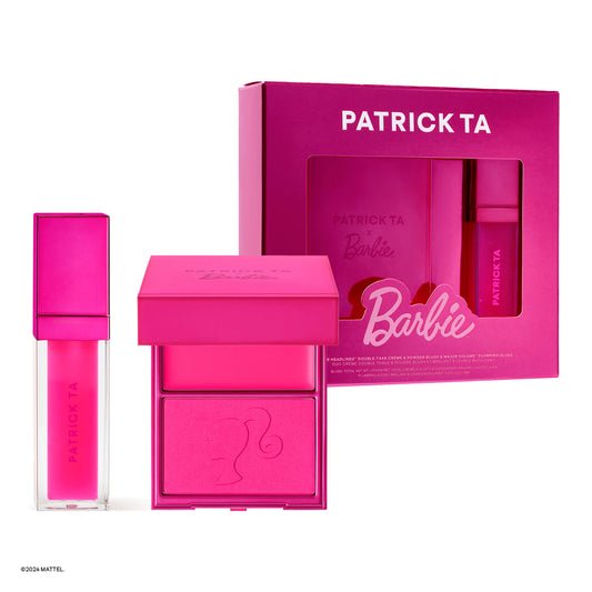 PATRICK TA BEAUTY Patrick Ta x Barbie Blush Duo and Lip Plumper Set