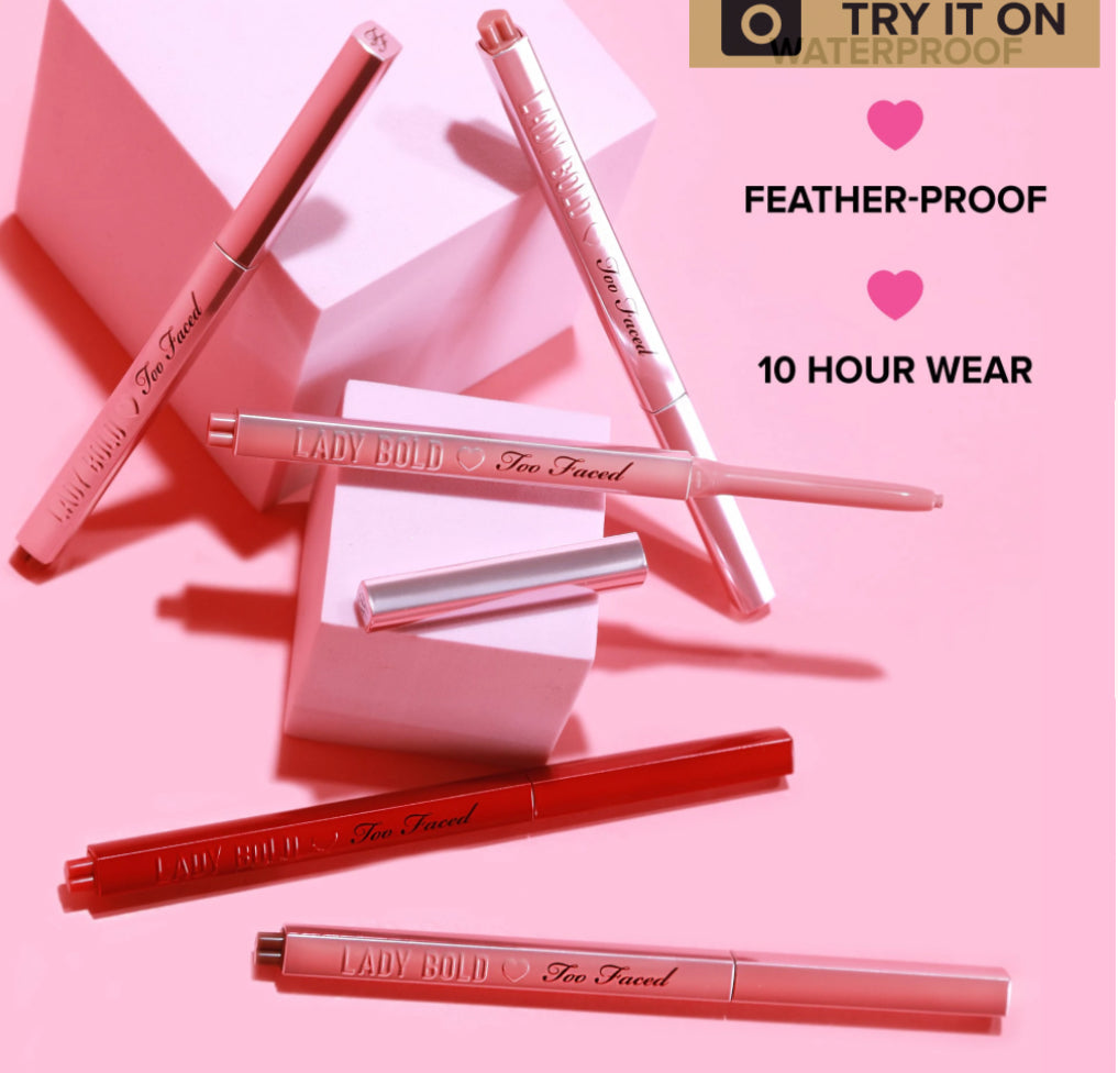 Too Faced Lady Bold Waterproof Longwear Lip Liner - Shade Limitless Life