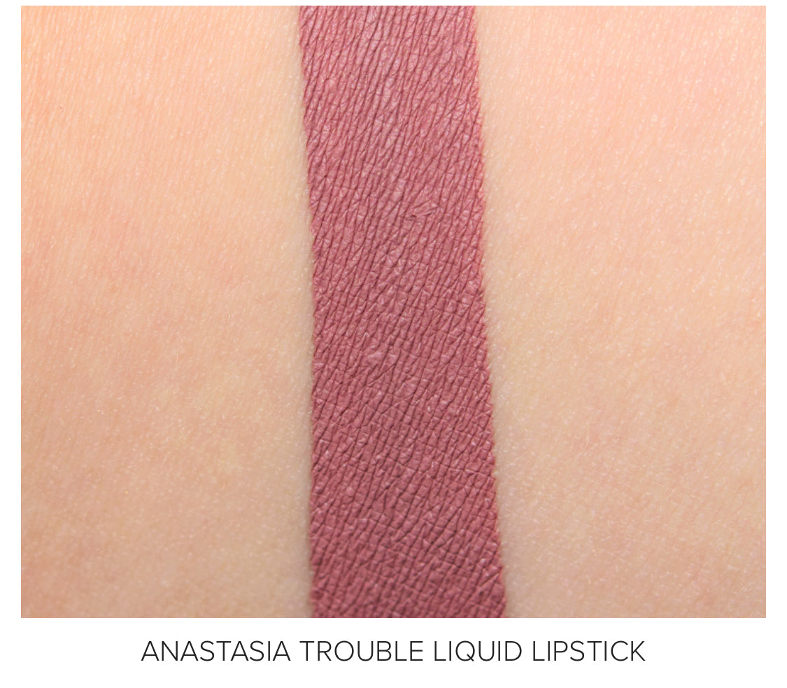 Anastasia Liquid Lipstick - Trouble / Medium mauve