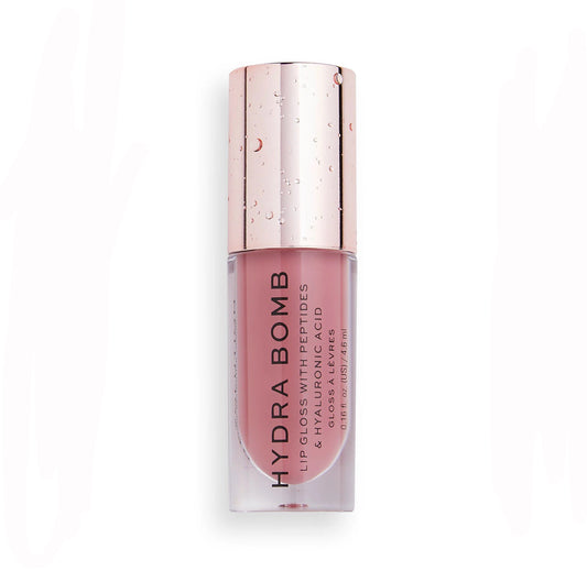 Makeup Revolution Hydra Bomb Lip Gloss Faux Pink Nude