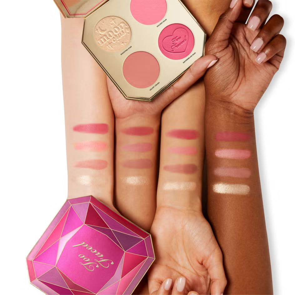 Too Faced Jewel Crush Blush & Highlighter Face Palette 15g