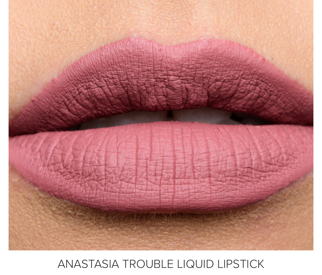 Anastasia Liquid Lipstick - Trouble / Medium mauve
