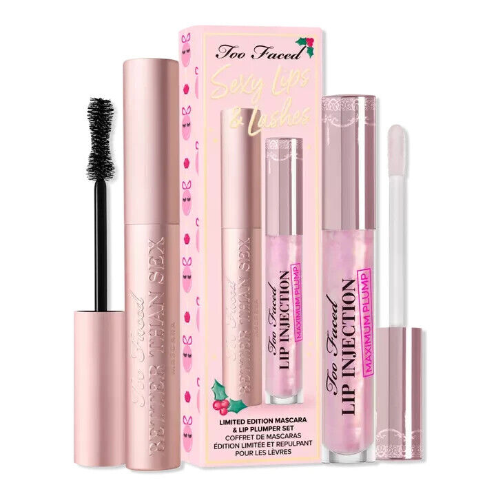 Too Faced Sexy Lips & Lashes Mascara & Lip Plumper Set LIMITED EDITION