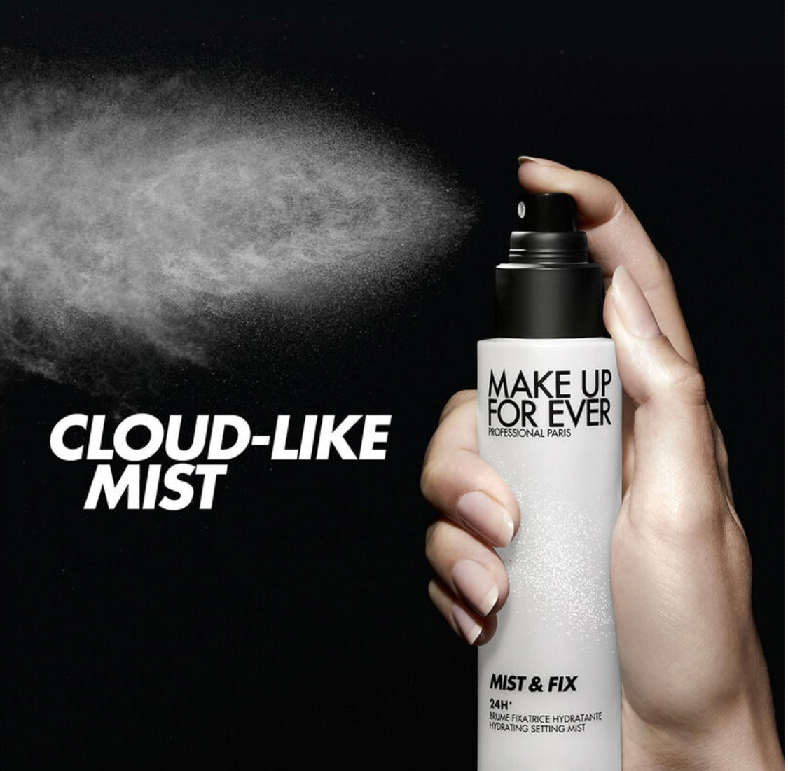 MAKE UP FOR EVER MIST & FIX 24HR HYDRATING SETTING SPRAY (no box)