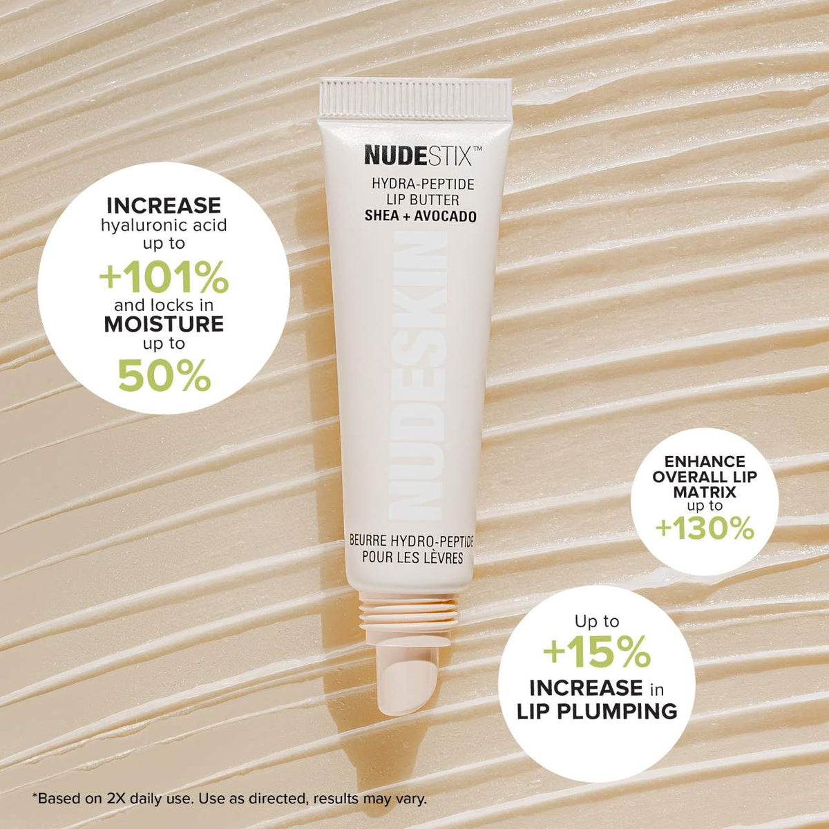 NUDESTIX Hydrating Peptide Lip Butter