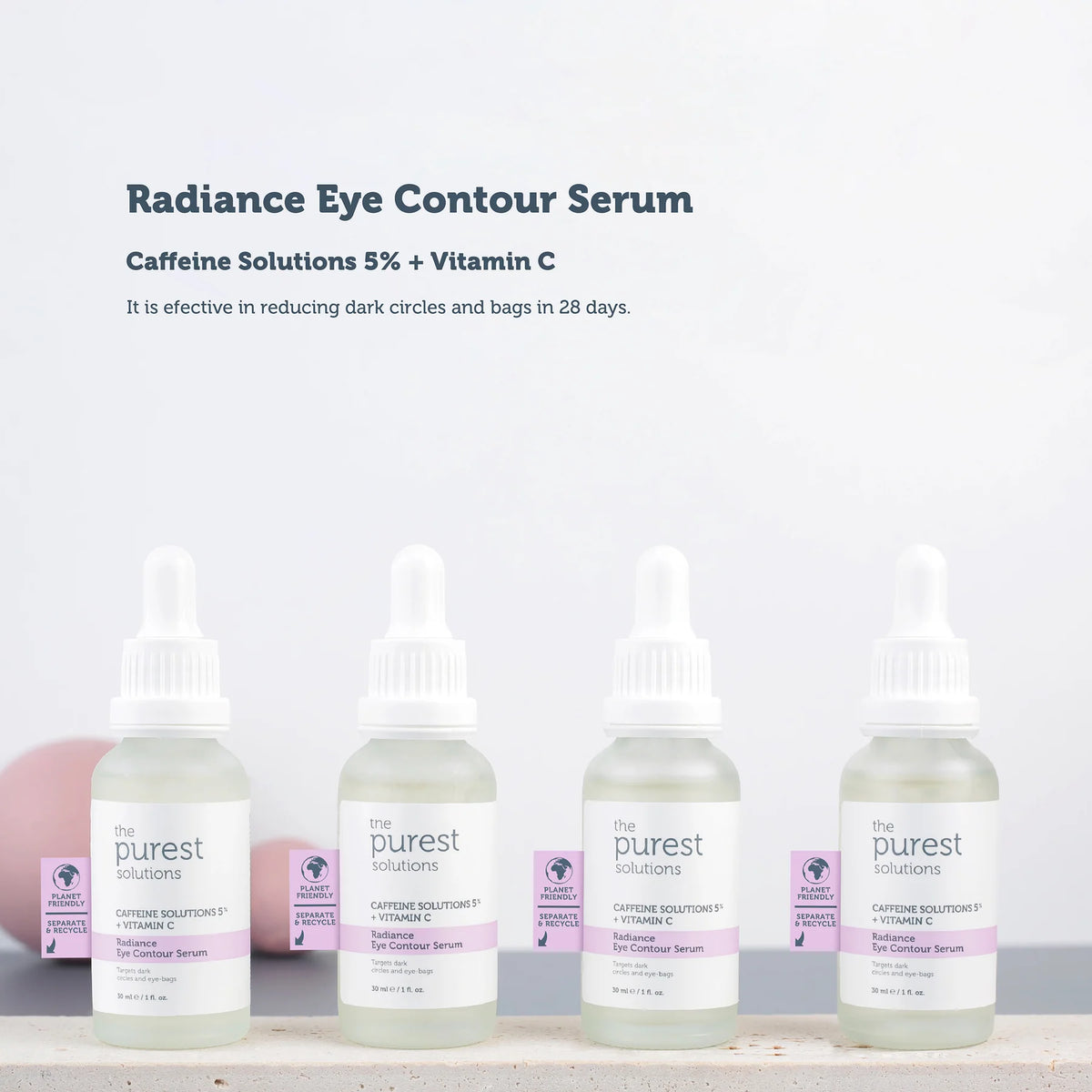 Radiance Eye Contour Serum - CAFFEINE SOLUTIONS 5% + VITAMIN C - 30 mL