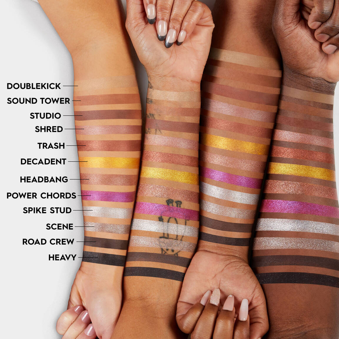 Urban Decay NAKED METAL MANIA METALLIC EYESHADOW PALETTE