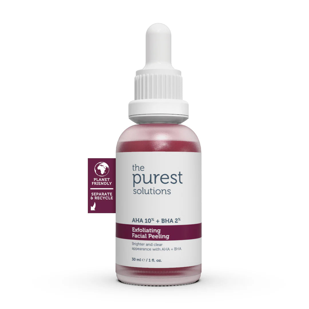 Exfoliating Facial Peeling Solution - AHA 10% + BHA 2% - 30 mL