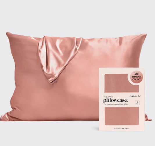 Kitsch Satin Pillowcase - Terracotta