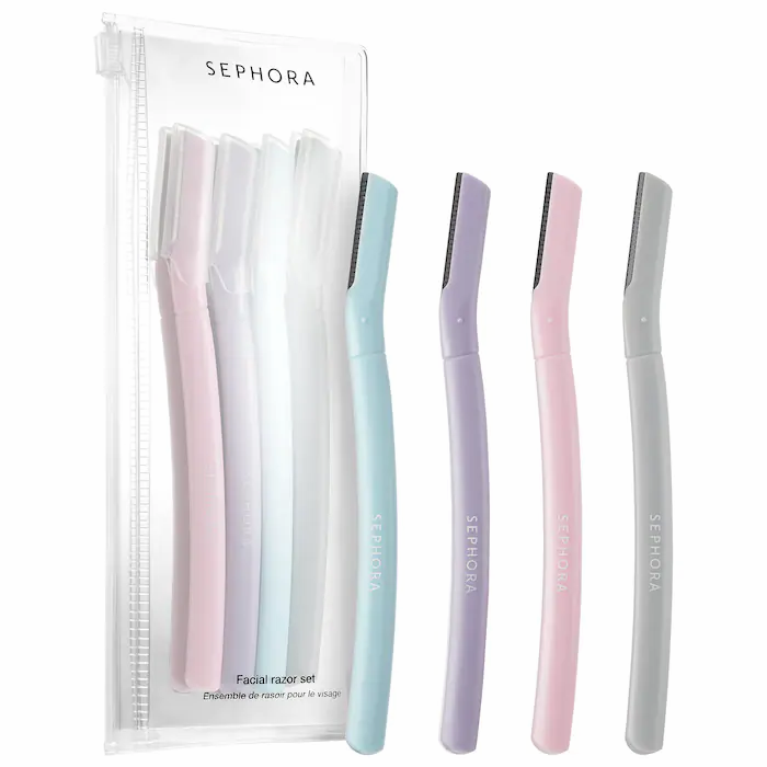 4 Piece Facial Razor Set