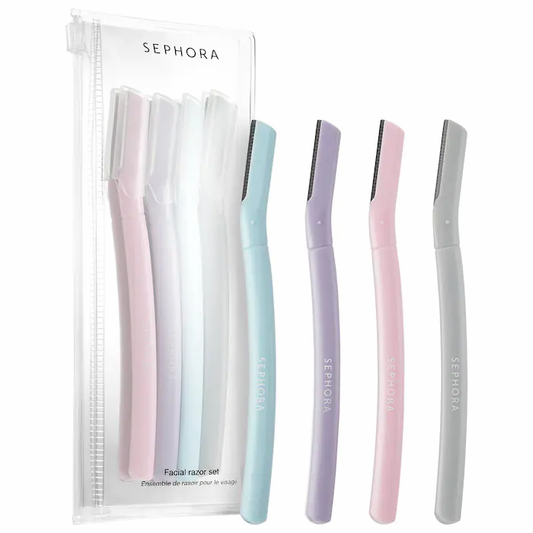 4 Piece Facial Razor Set