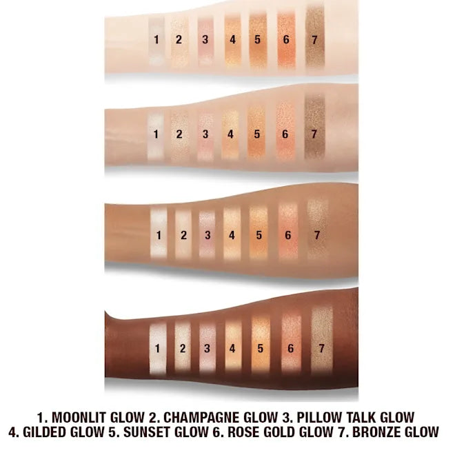 CHARLOTTE TILBURY HOLLYWOOD GLOW GLIDE FACE ARCHITECT HIGHLIGHTER MOONLIT GLOW