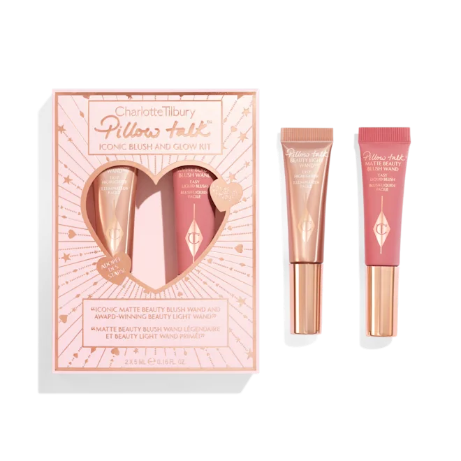 CHARLOTTE TILBURY PILLOW TALK GLOW & BLUSH BEAUTY WAND KIT