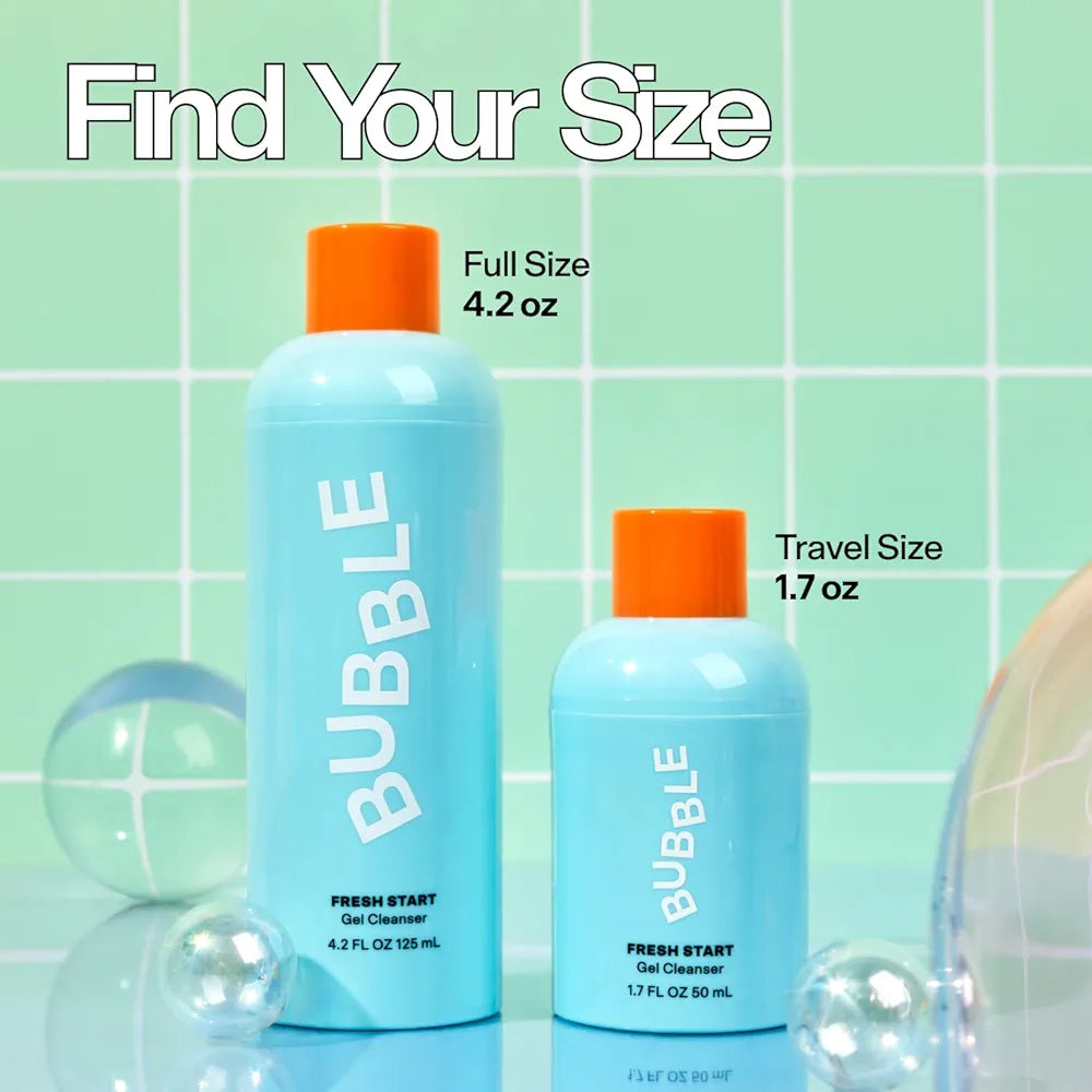 Bubble Skincare Fresh Start Gel Face Wash 4.2 FL OZ 125 mL