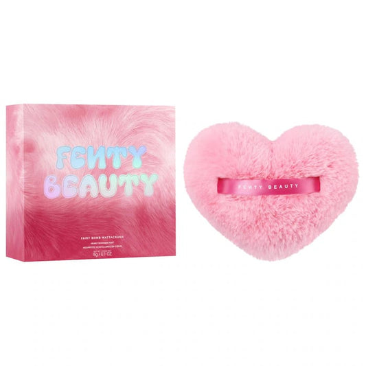 FENTY BEAUTY FAIRY BOMB WATTACRUSH HEART-SHAPED SHIMMER PUFF