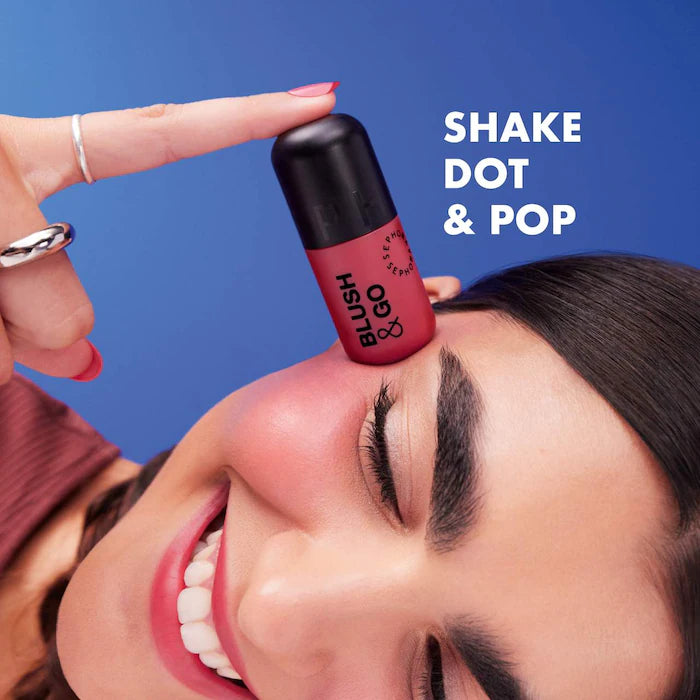 Sephora Blush & Go Longwear Matte Liquid Blush For Lip and Cheek 01 on point 7ml