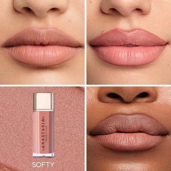 Anastasia Beverly Hills Velvet Lips Mini Lip Velvet Duo Softy + Peachy Nude